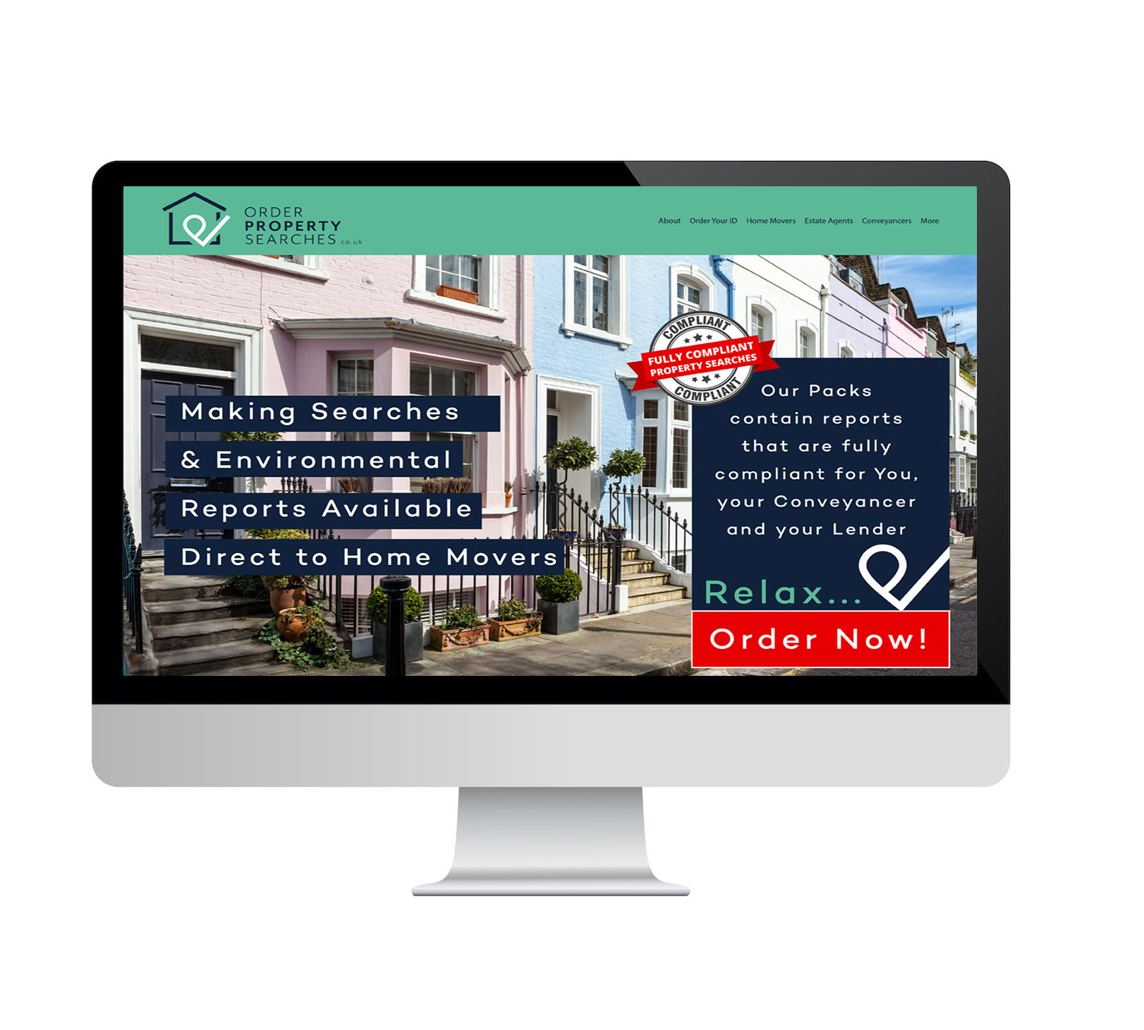 Order Property Searches Website Design